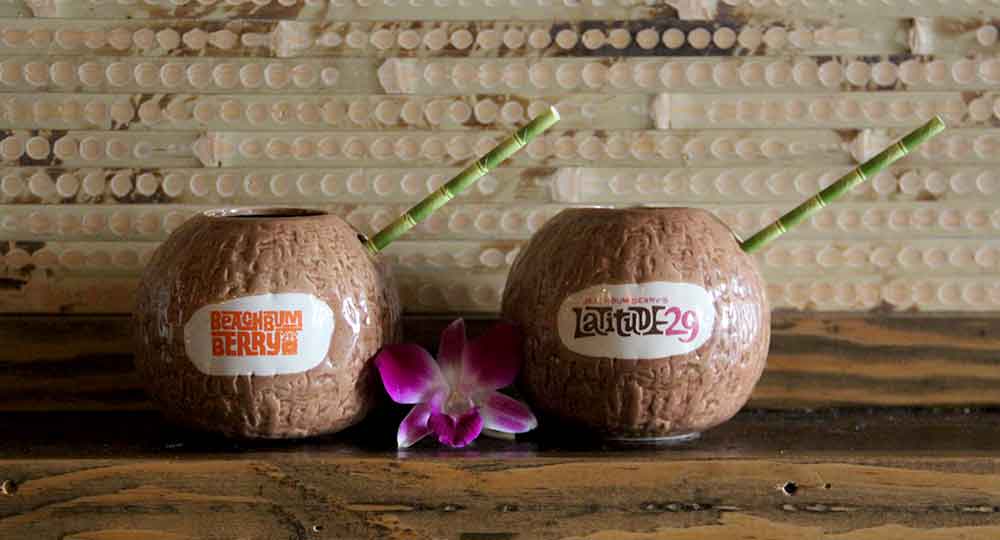 Beachbum Berry & Latitude 29 Coconut Mugs